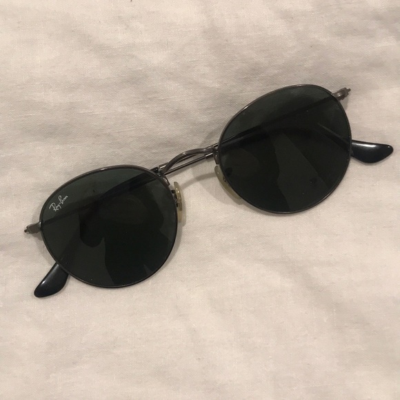 ray ban black circle sunglasses